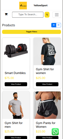 YellowPOS sports store CRM system example in Lebanon