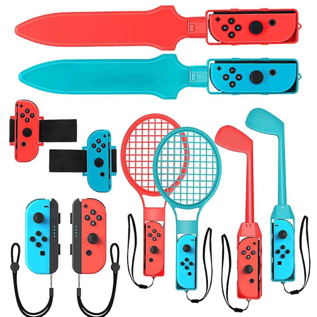 Nintendo Switch 10 in 1 Switch Sports Accessories Bundle for Switch Games