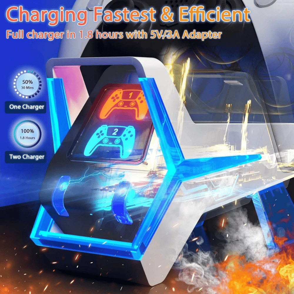 Fenolical PS5 Controller Charger Station - 3