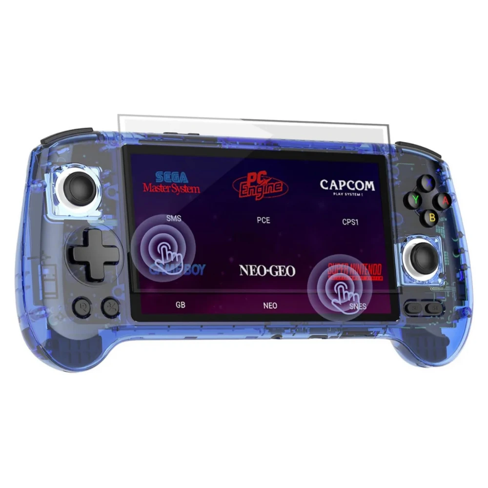 Anbernic RG556 Retro Handheld Game Android 13 Blue- (Open Box )