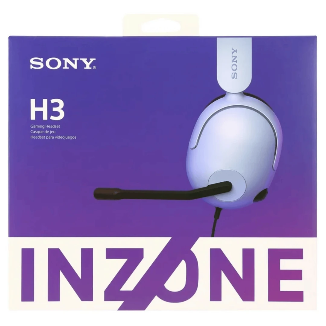 Sony INZONE H3 Wired Gaming Headphone With Mic - White (Open Box)