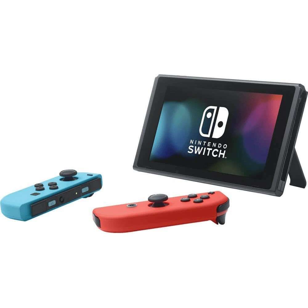 Nintendo Switch V1 - Neon Blue/Red JoyCon (Used) - 2