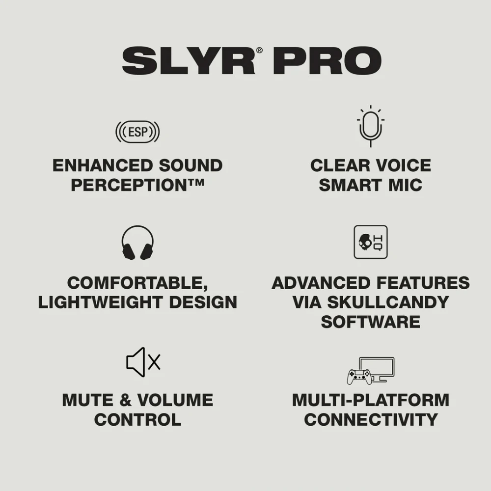 Skullcandy SLYR PRO Headset - Blue DigiHype - 3