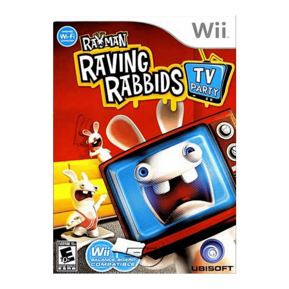 Rayman Raving Rabbids TV Party C - Nintendo Wii (Used) NTSC