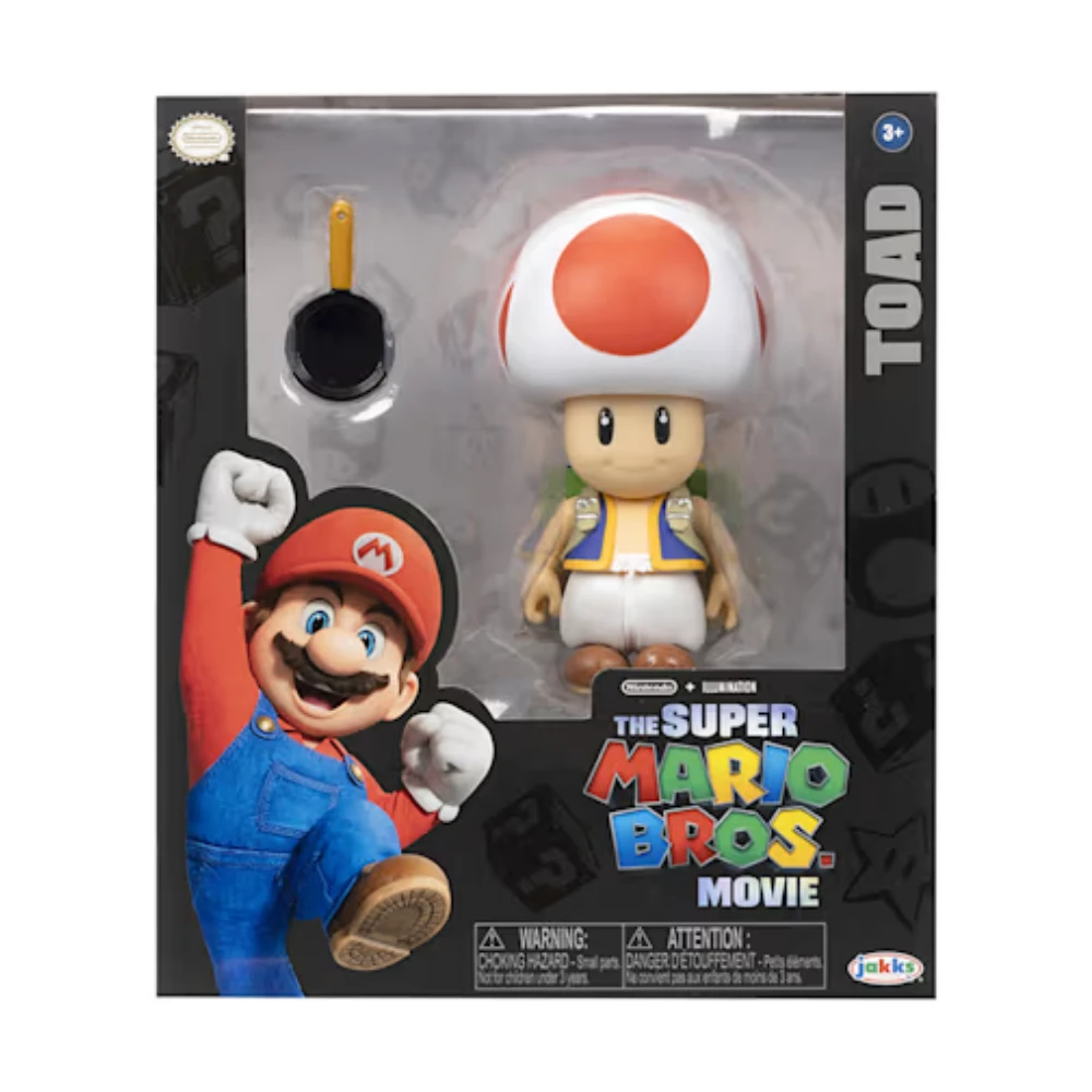 Super Mario Bros Movie Toad Figure Nintendo