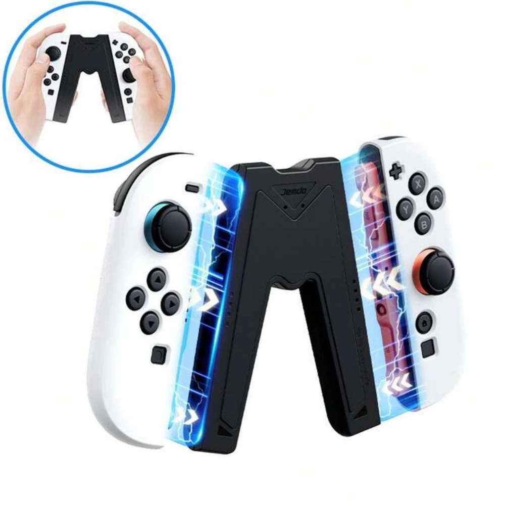 JoyCon Grip Holder V-Shaped Black - Nintendo Switch 2