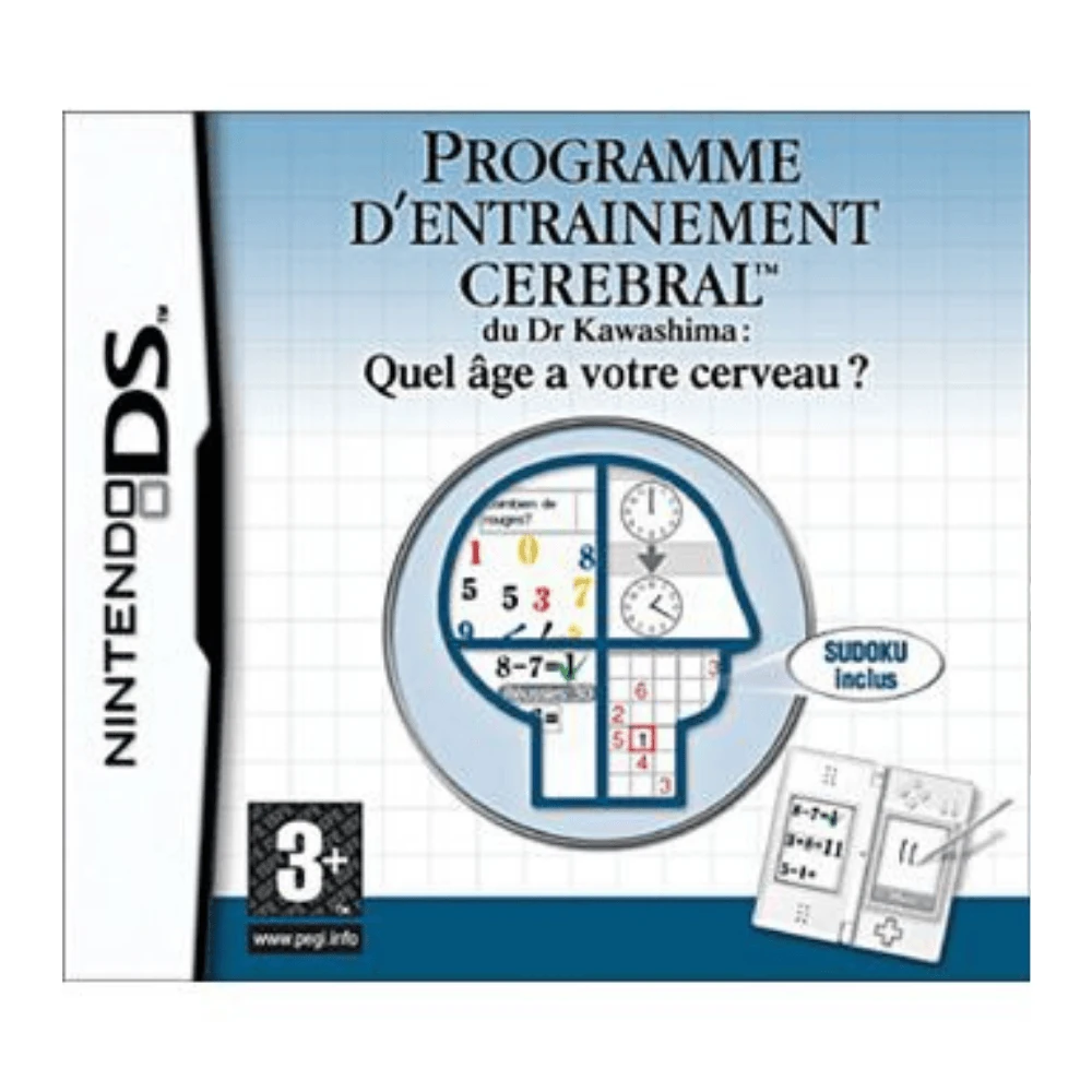 Brain Training Programme d'Entraînement Cérébral du Dr Kawashima Quel âge a votre cerveau ? - Nintendo DS (Used)