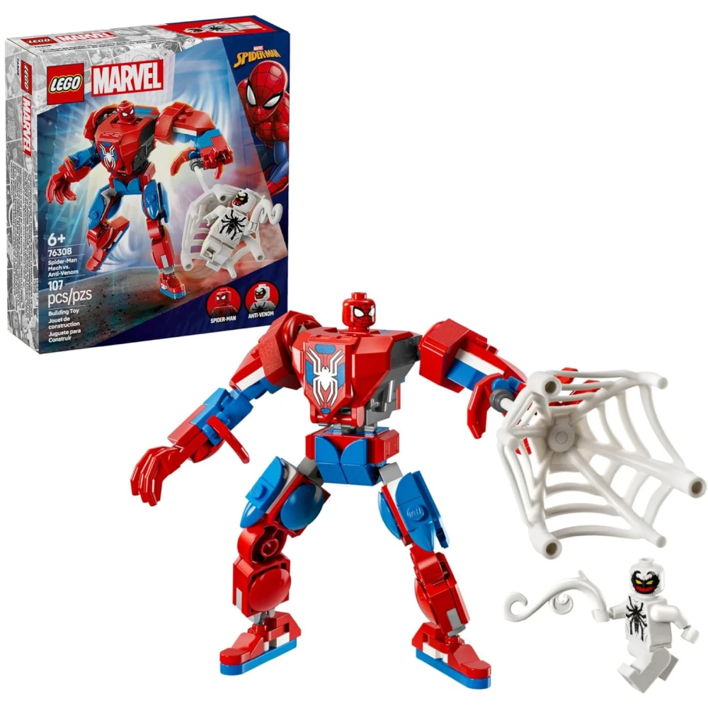 LEGO Marvel Spider-Man Mech vs. Anti-Venom Building Set