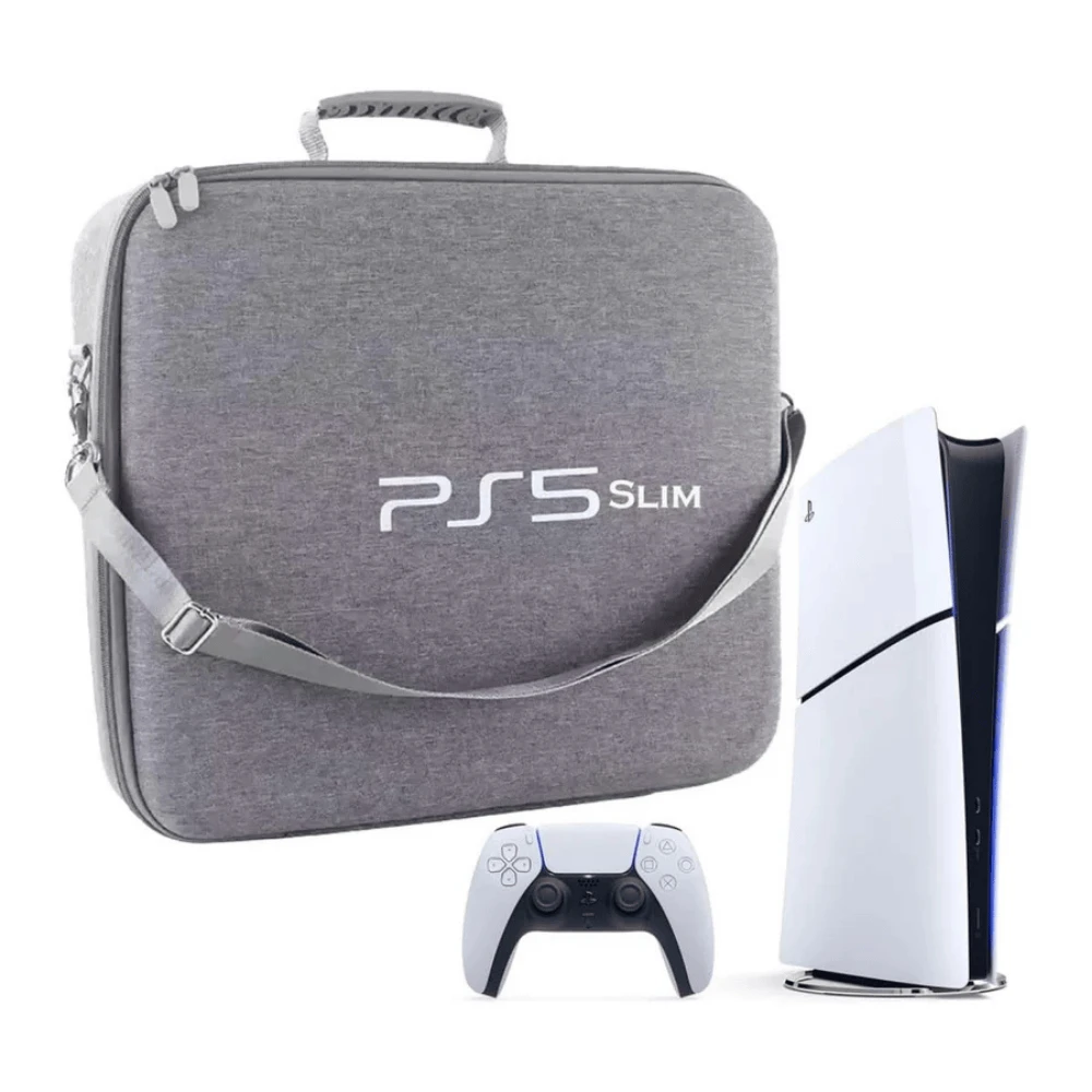 Hard Carrying Case, Travel Bag For PlayStation 5 | PS5 Slim - Grey