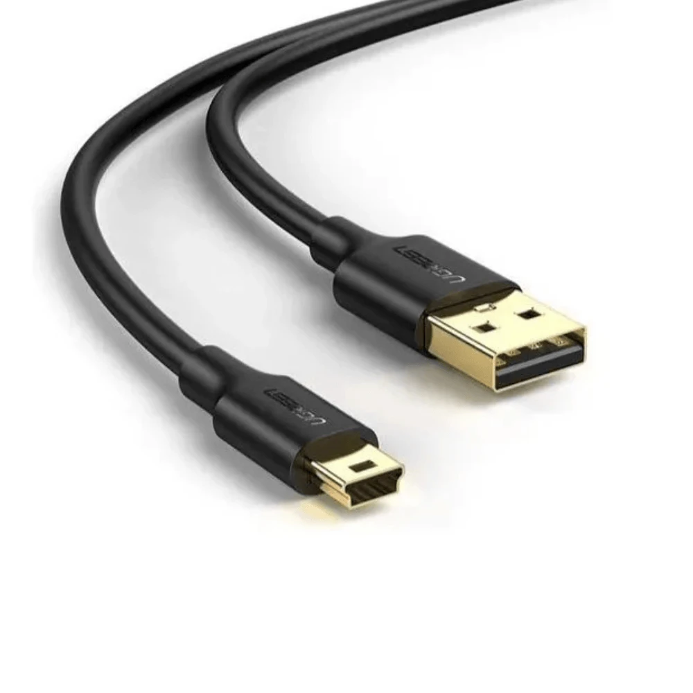 UGREEN USB 2.0 A Male to Mini USB 5-Pin Male Cable 1m
