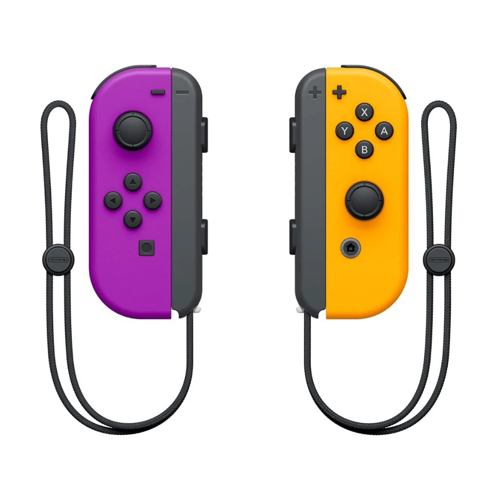 Nintendo Switch JoyCon (L/R) - Neon Purple/Orange (Open Box)