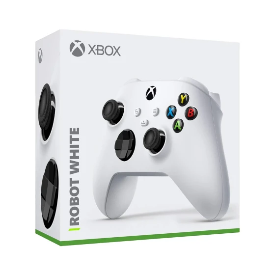 Xbox Wireless Controller - Robot White for Xbox Series X|S, Xbox One, and Windows Devices (Open Box)