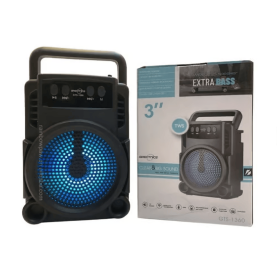 KTS Speaker GTS-1360 Wireless 3 Inch Speaker