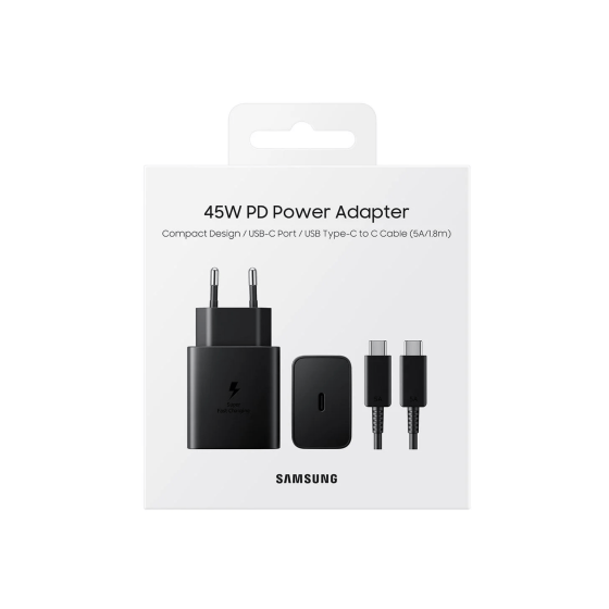 Samsung Adapter 45W PD With Type C-C Cable