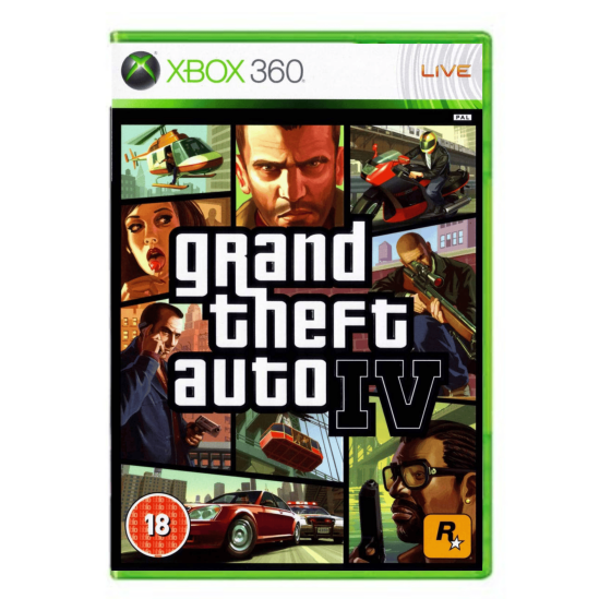 GRAND THEFT AUTO IV GTA - Xbox 360 (Used)