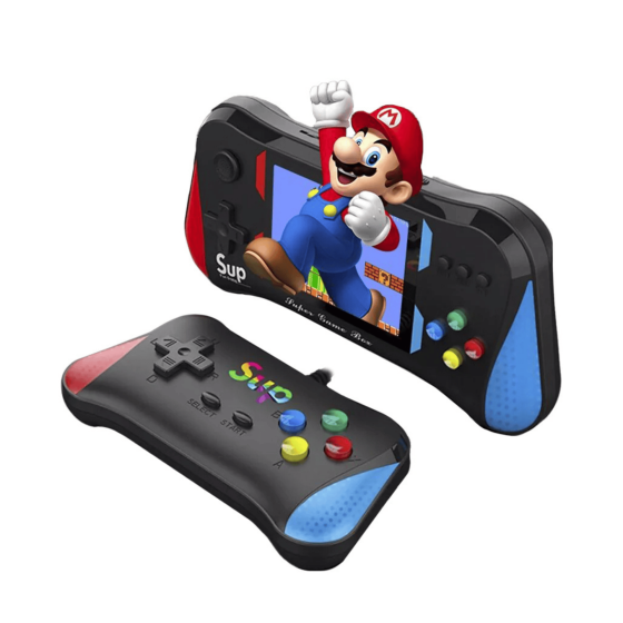 SUP Retro Handheld Game Console 500 Classic Games - Black