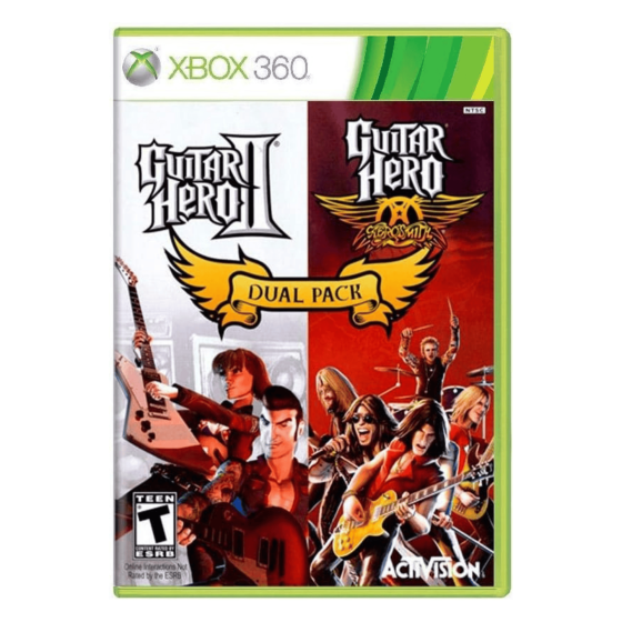 Guitar Hero II and Guitar Hero Aerosmith Dual Pack - Xbox 360