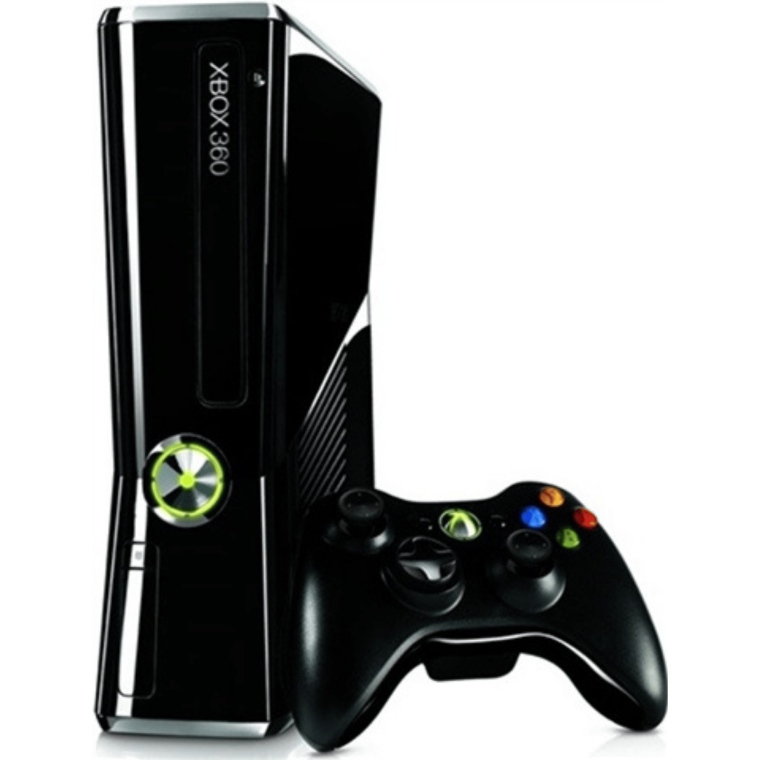 Xbox 360 Slim 250GB Modded - Glossy Black (Used)