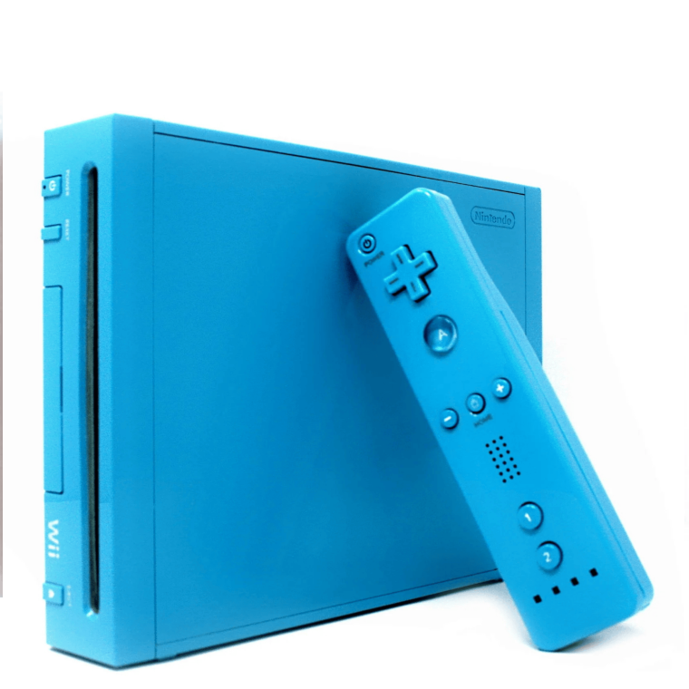 Nintendo Wii Console Limited Edition - Blue (Used) PAL