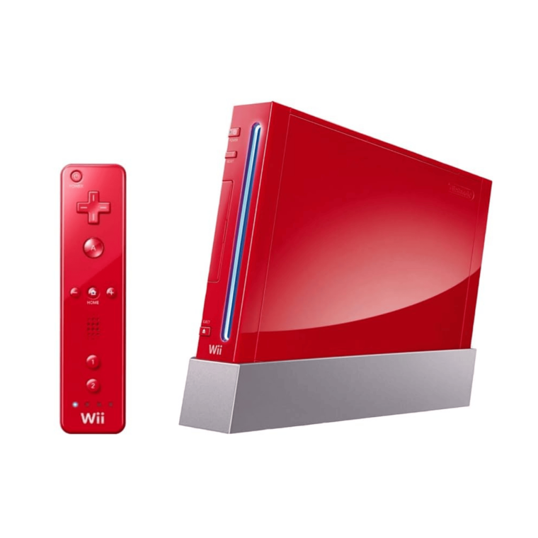 Nintendo Wii Console - Red Modded (Used) PAL OR NTSC