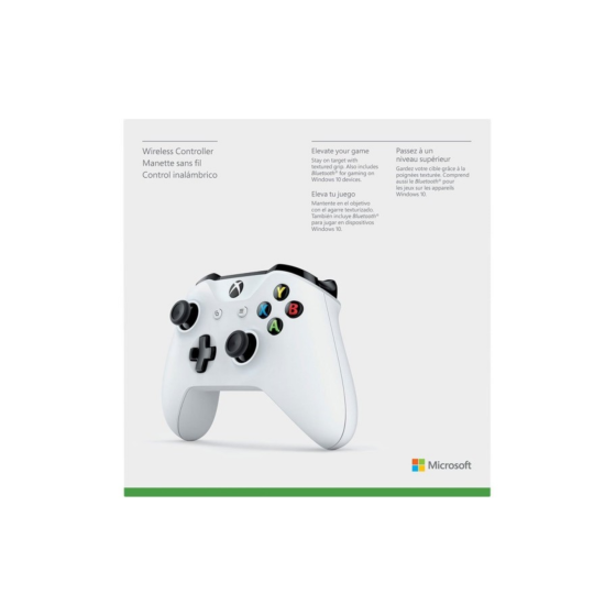Xbox One Wireless Controller - White (Open Box) - 4